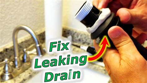 bottom of bathroom sink leaking|How To Fix Bathroom Sink Drain Leaks Underneath Gasket